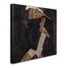 Trademark Fine Art Egon Schiele 'The Lyricist' Canvas Art, 18x18 AA00301-C1818GG